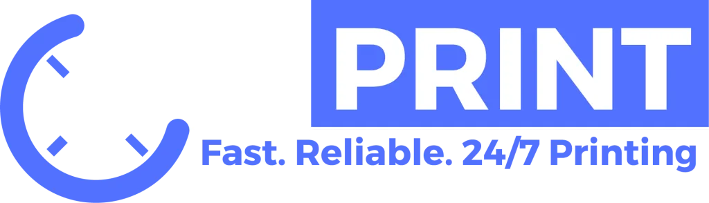 24H Print Logo Header Fotter Black BG